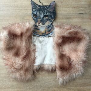 Luxurious‎ Faux Fur vest Tan